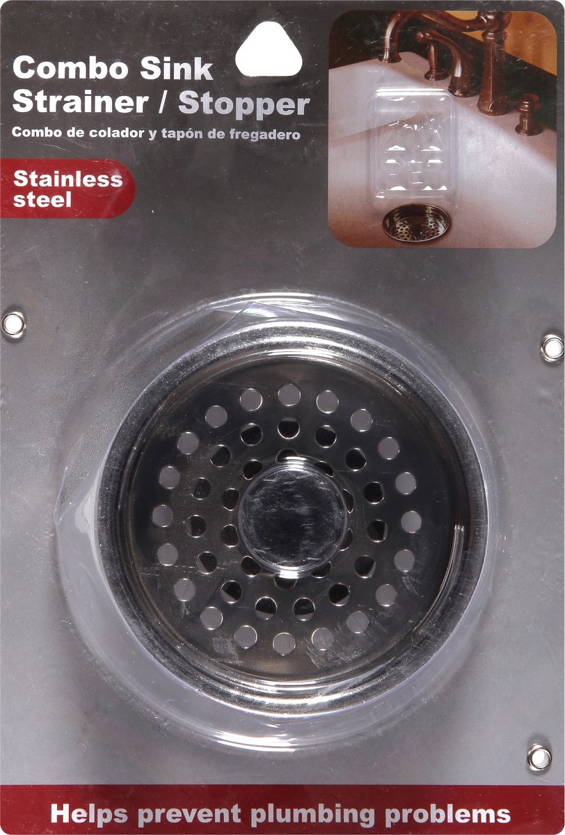 slide 4 of 12, Jacent Combo Sink Strainer/Stopper 1 ea, 1 ct