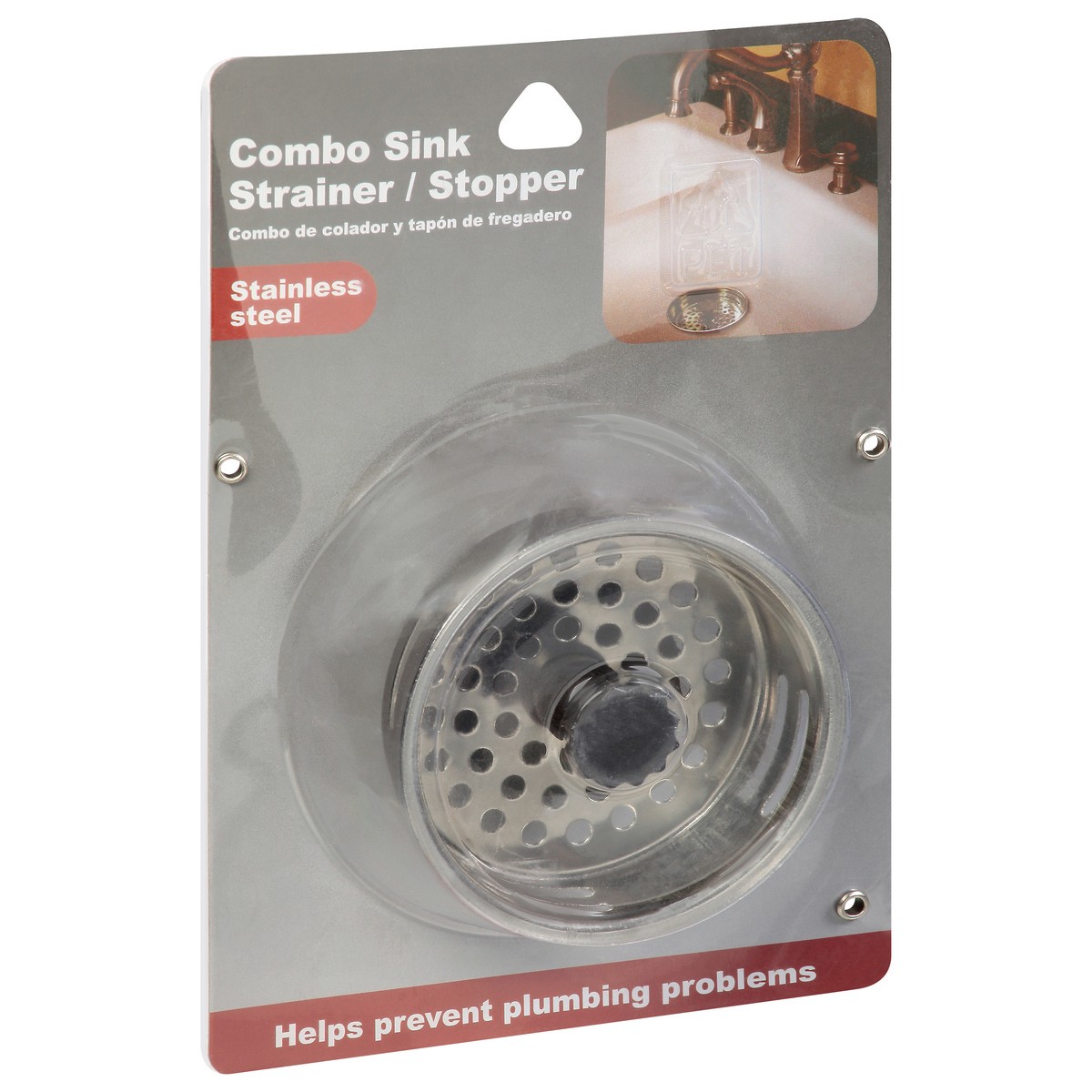 slide 5 of 12, Jacent Combo Sink Strainer/Stopper 1 ea, 1 ct