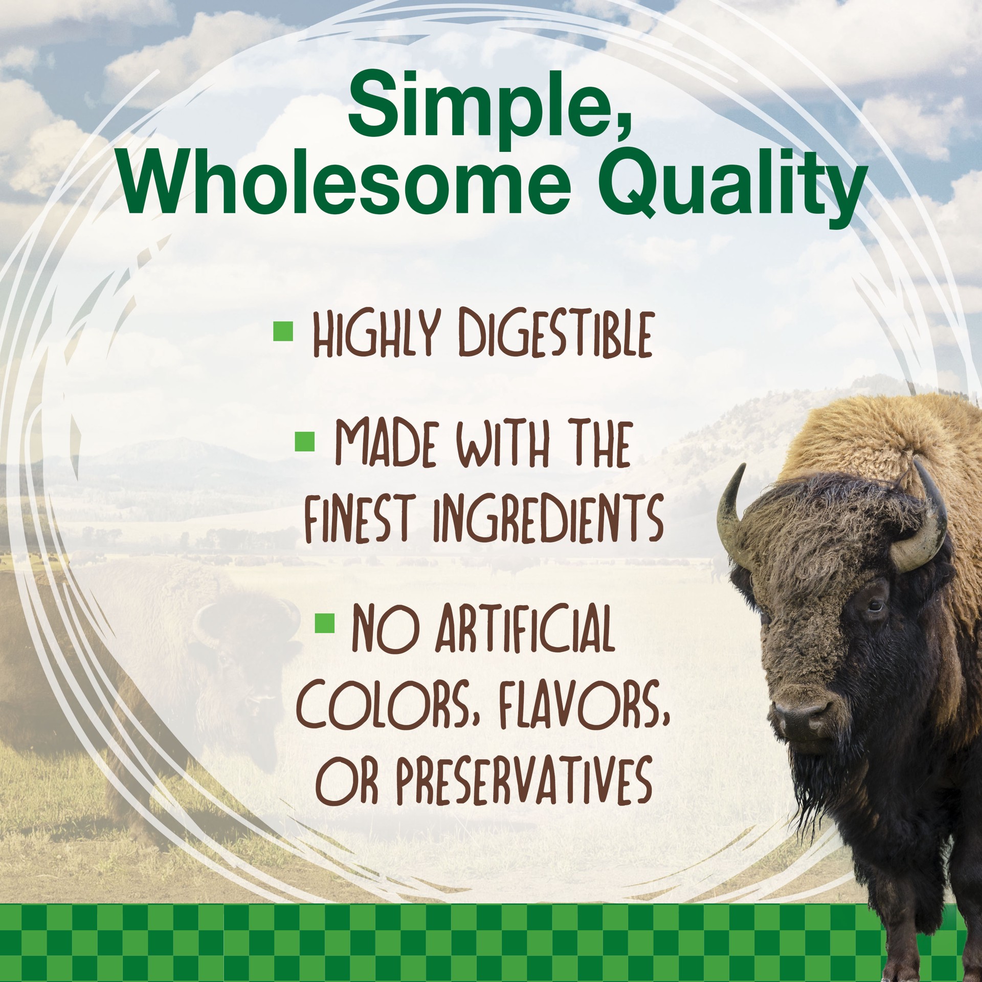 slide 3 of 10, Nylabone Healthy Edibles WILD Natural Long Lasting Bison Dog Chew Treats Medium/Wolf - Up to 35 lbs.(2 Count), medium; 3.3 oz