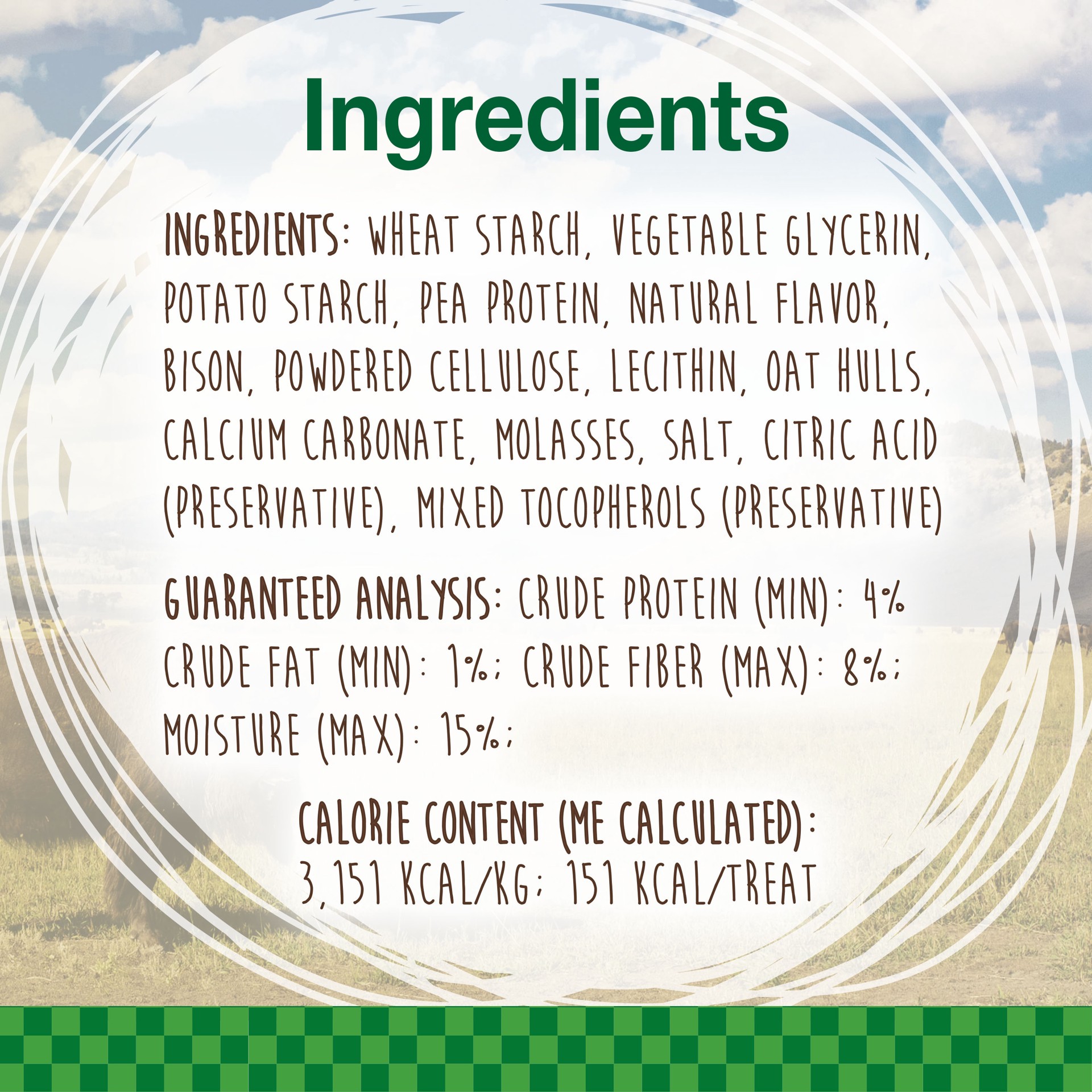 slide 10 of 10, Nylabone Healthy Edibles WILD Natural Long Lasting Bison Dog Chew Treats Medium/Wolf - Up to 35 lbs.(2 Count), medium; 3.3 oz