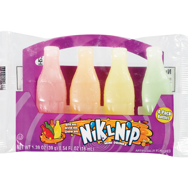 slide 1 of 1, Nik-L-Nip Bottles Mini Drinks 4 ea, 4 ct