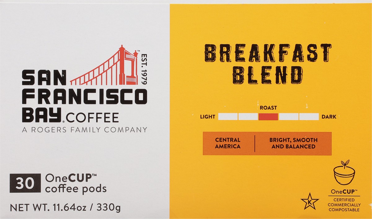 slide 5 of 10, SF Bay Coffee Breakfast Blend Coffee - 30 ct, 30 ct