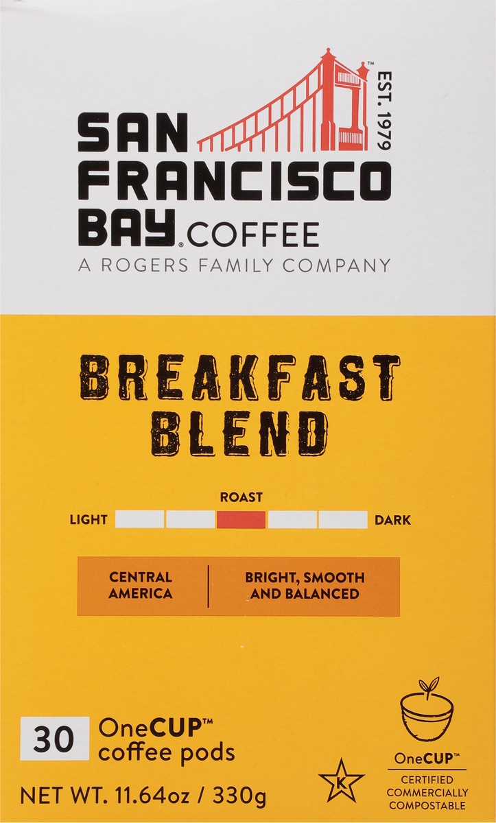 slide 3 of 10, SF Bay Coffee Breakfast Blend Coffee - 30 ct, 30 ct