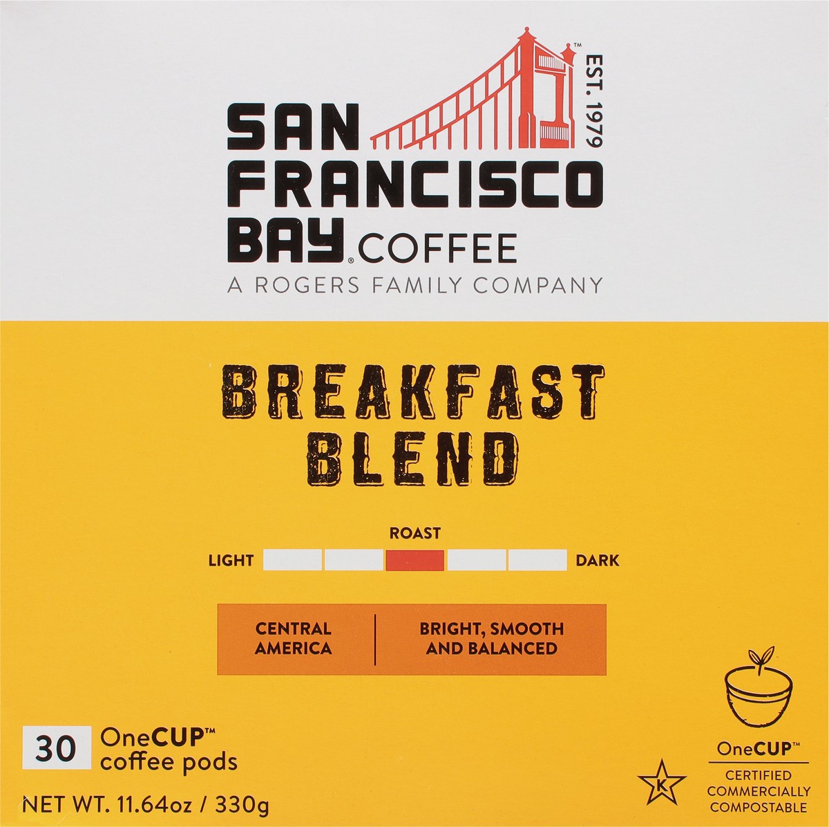 slide 10 of 10, SF Bay Coffee Breakfast Blend Coffee - 30 ct, 30 ct