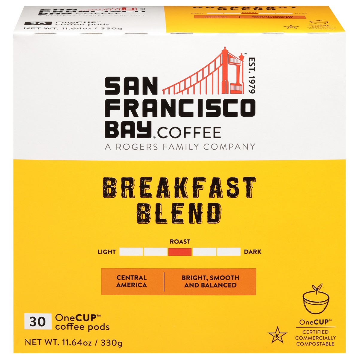 slide 9 of 10, SF Bay Coffee Breakfast Blend Coffee - 30 ct, 30 ct
