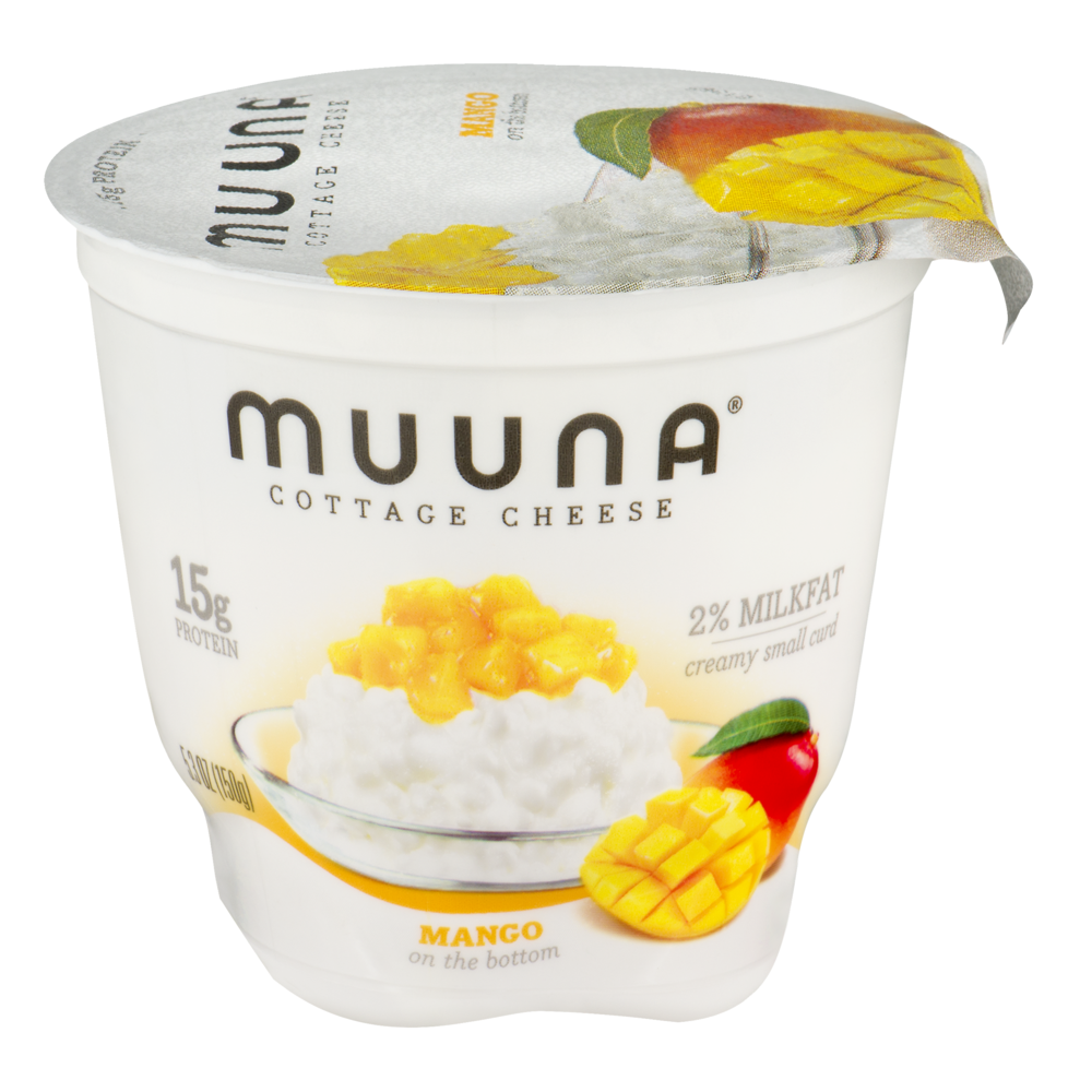 slide 1 of 1, Muuna Cottage Cheese Mango On The Bottom, 5.3 oz