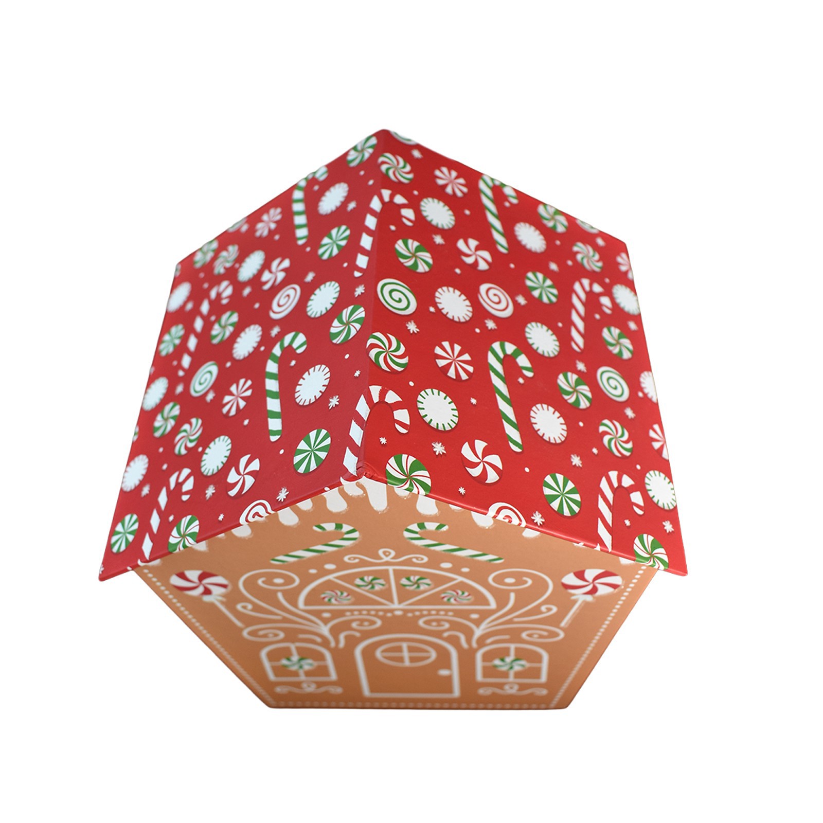 slide 2 of 4, Gingerbread House Gift Box By Ashland, 8.3 in x 6.3 in x 9.1 in