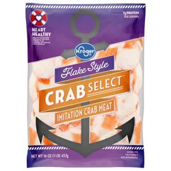 Kroger Flake Style Crab Select Imitation Crab Meat