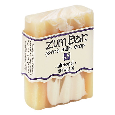 slide 1 of 1, Zum Bar Soap Goats Milk Almond, 3 oz