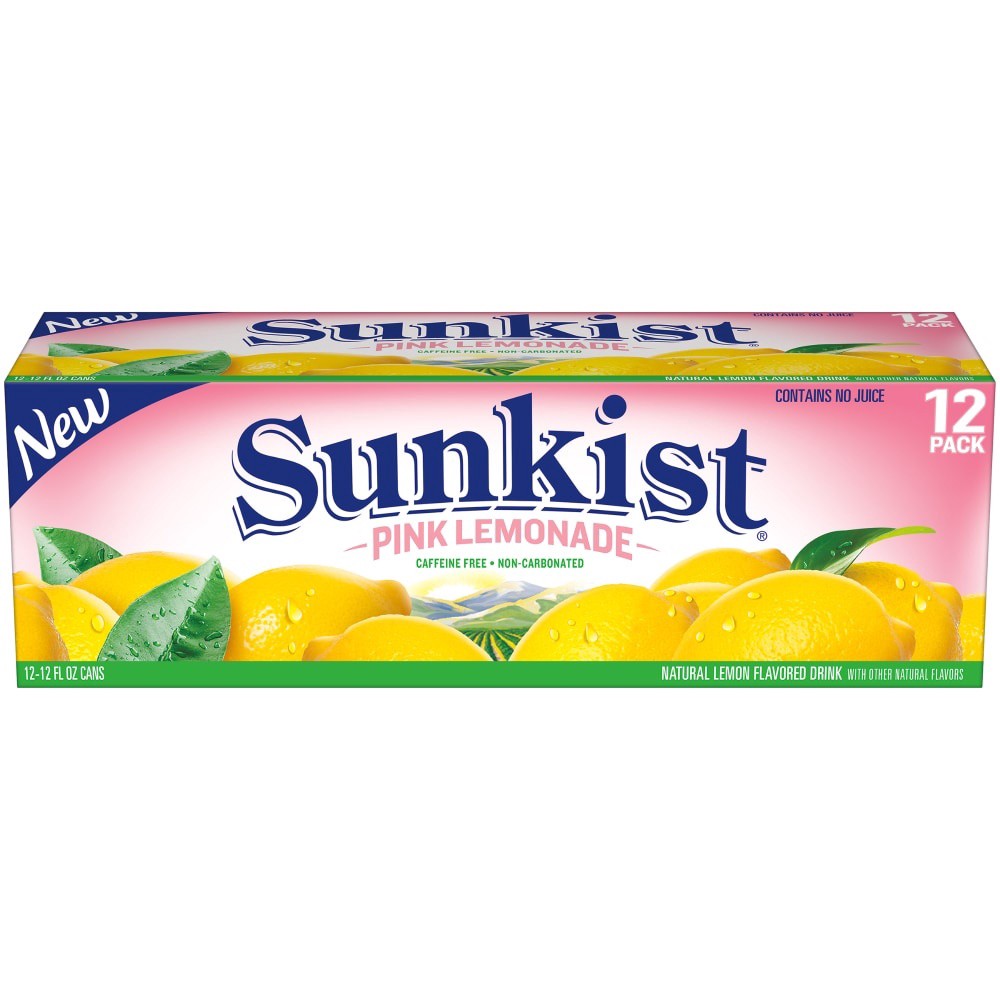 slide 1 of 4, Sunkist Lemonade 12 ea, 12 ct