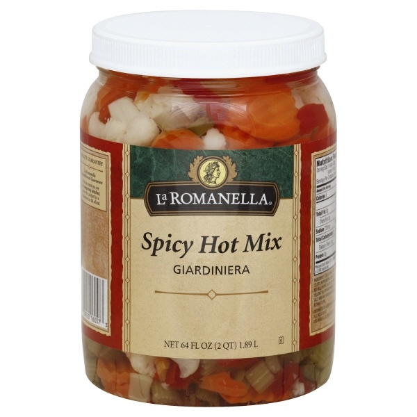 slide 1 of 1, First Street Fs Spicy Hot Mix- Giardiniera, 64 oz