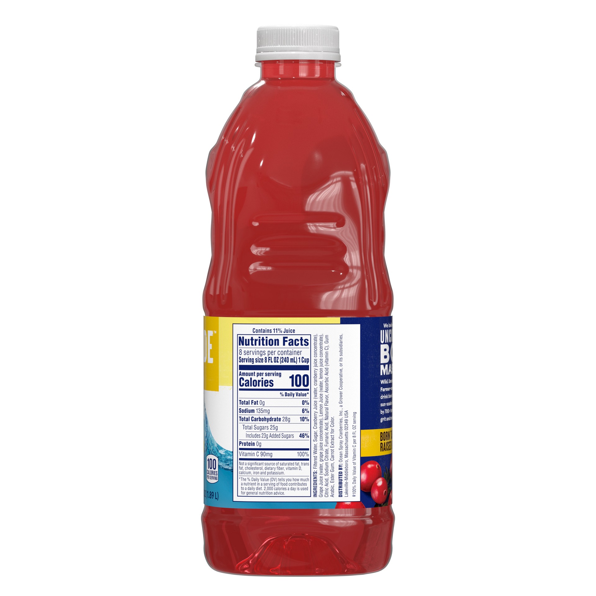 slide 3 of 6, Ocean Spray Cran-Lemonade™ Cranberry Lemonade Juice Drink, 64 Fl Oz Bottle, 64 fl oz