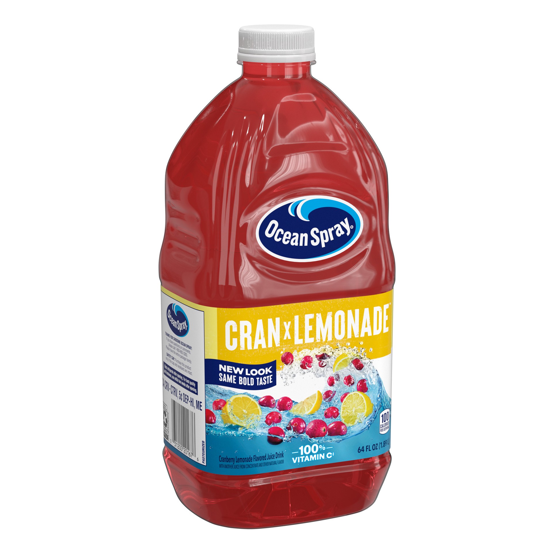 slide 2 of 6, Ocean Spray Cran-Lemonade™ Cranberry Lemonade Juice Drink, 64 Fl Oz Bottle, 64 fl oz