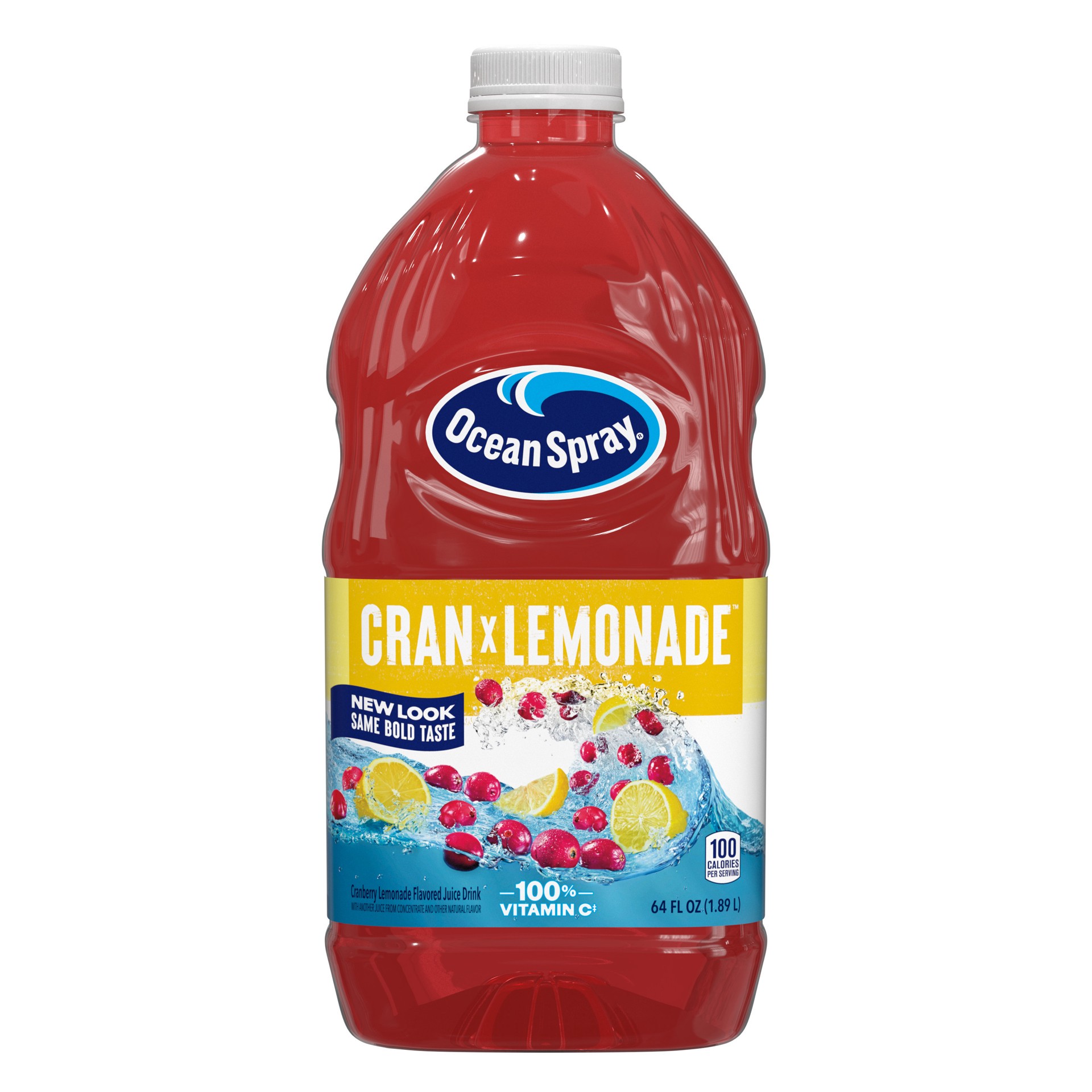 slide 1 of 6, Ocean Spray Cran-Lemonade™ Cranberry Lemonade Juice Drink, 64 Fl Oz Bottle, 64 fl oz