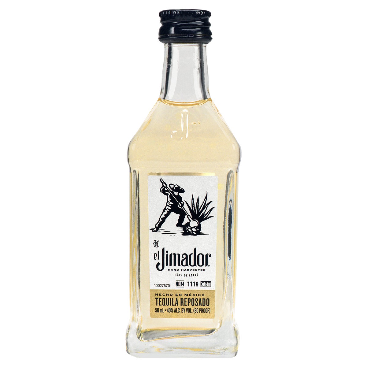 slide 3 of 3, El Jimador Reposado Tequila, 50 mL Bottle, 80 Proof, 50 ml