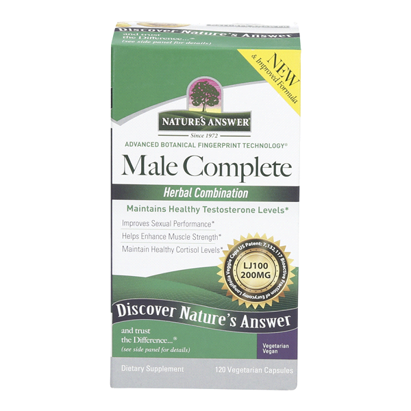 slide 1 of 1, Nature's Answer Male Complete Quik-Sorb Extractacaps, 90 ct
