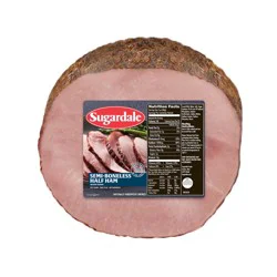 Sugardale Hickory Smoked Semi-Boneless Half Ham