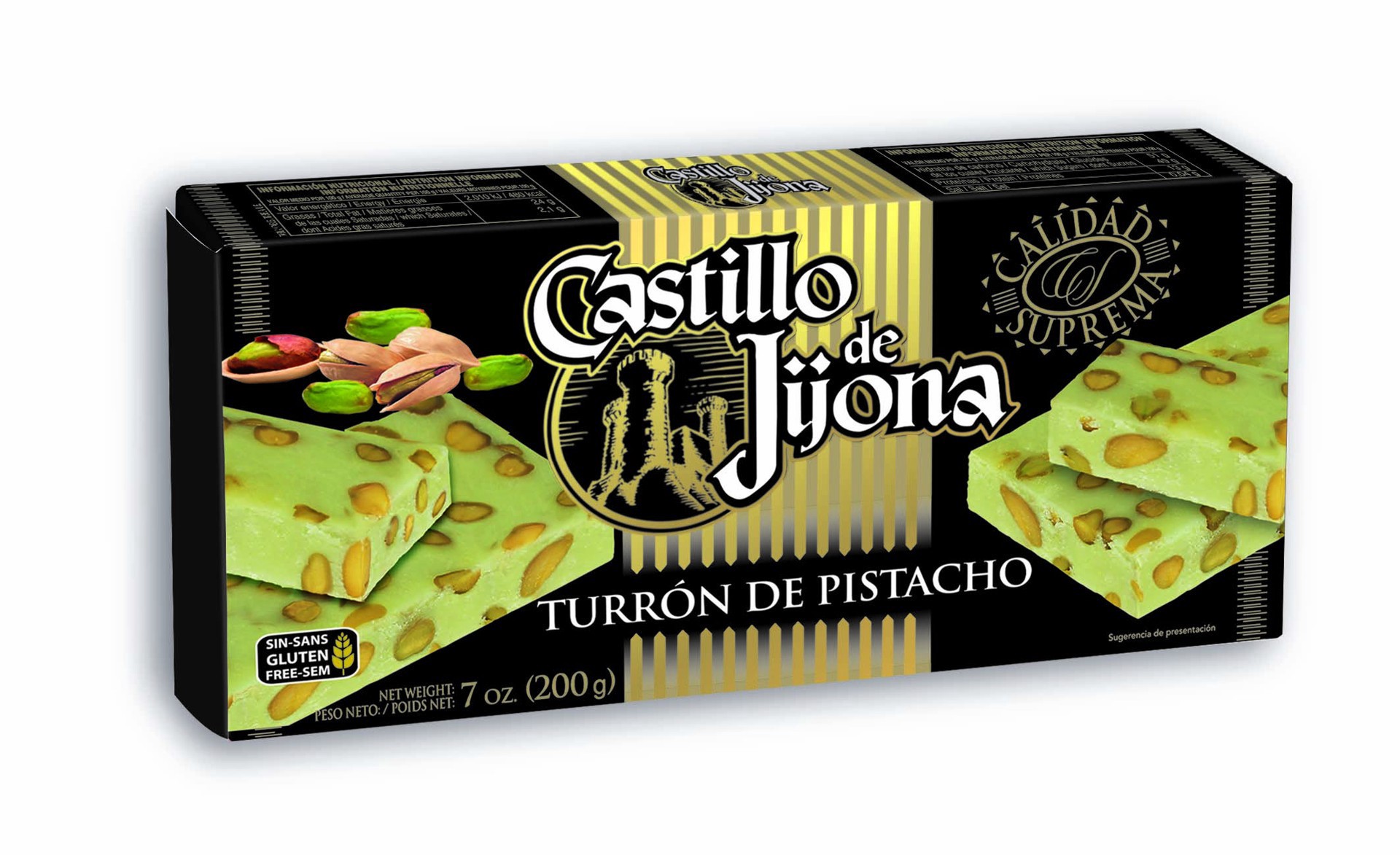 slide 1 of 1, C.jijona Turron De Pistachio, 200 gram