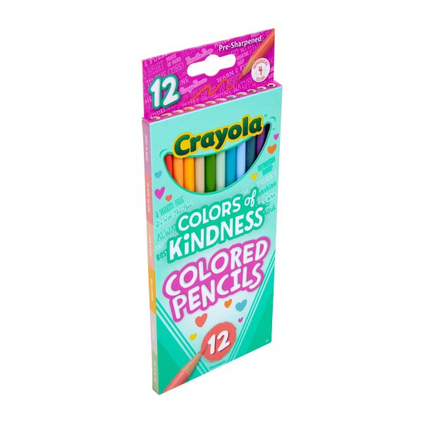 slide 5 of 5, Crayola Colors of Kindness Colored Pencils, School Supplies, 12 ct