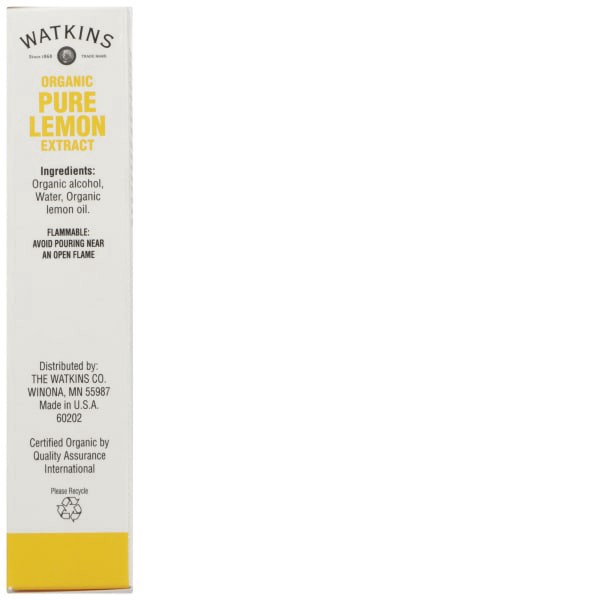 slide 4 of 5, Watkins Organic Pure Lemon Extract, 2 fl oz