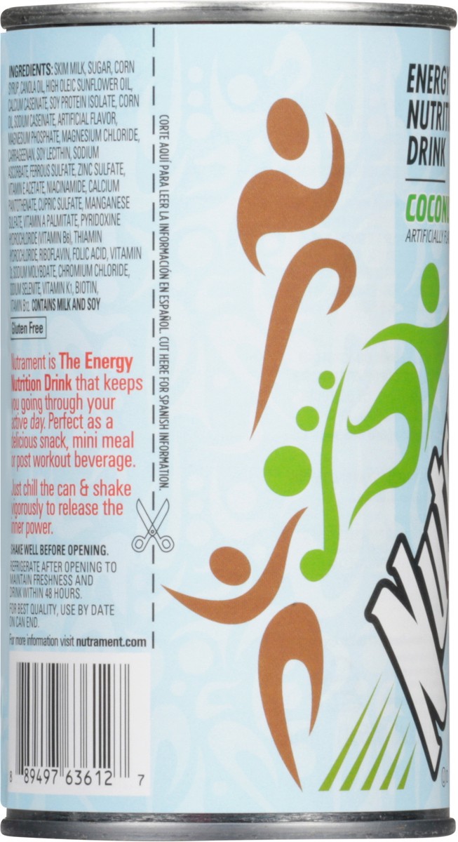 slide 2 of 14, Nutrament Coconut Energy Nutrition Drink 12 fl oz, 12 fl oz