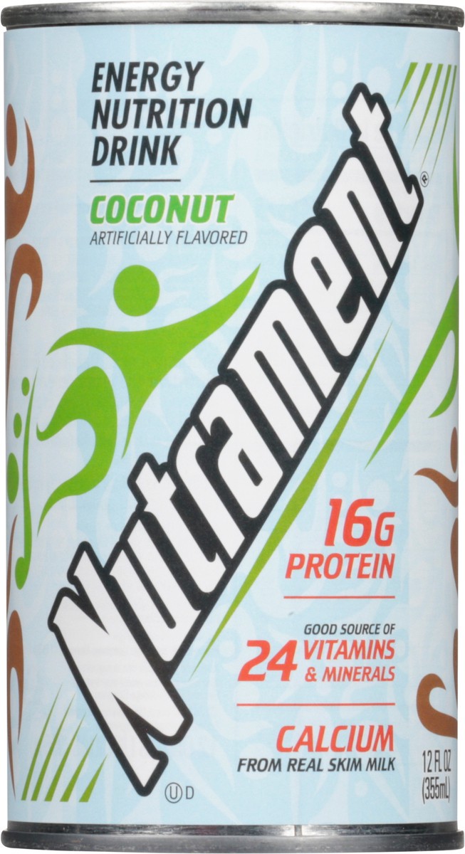 slide 4 of 14, Nutrament Coconut Energy Nutrition Drink 12 fl oz, 12 fl oz