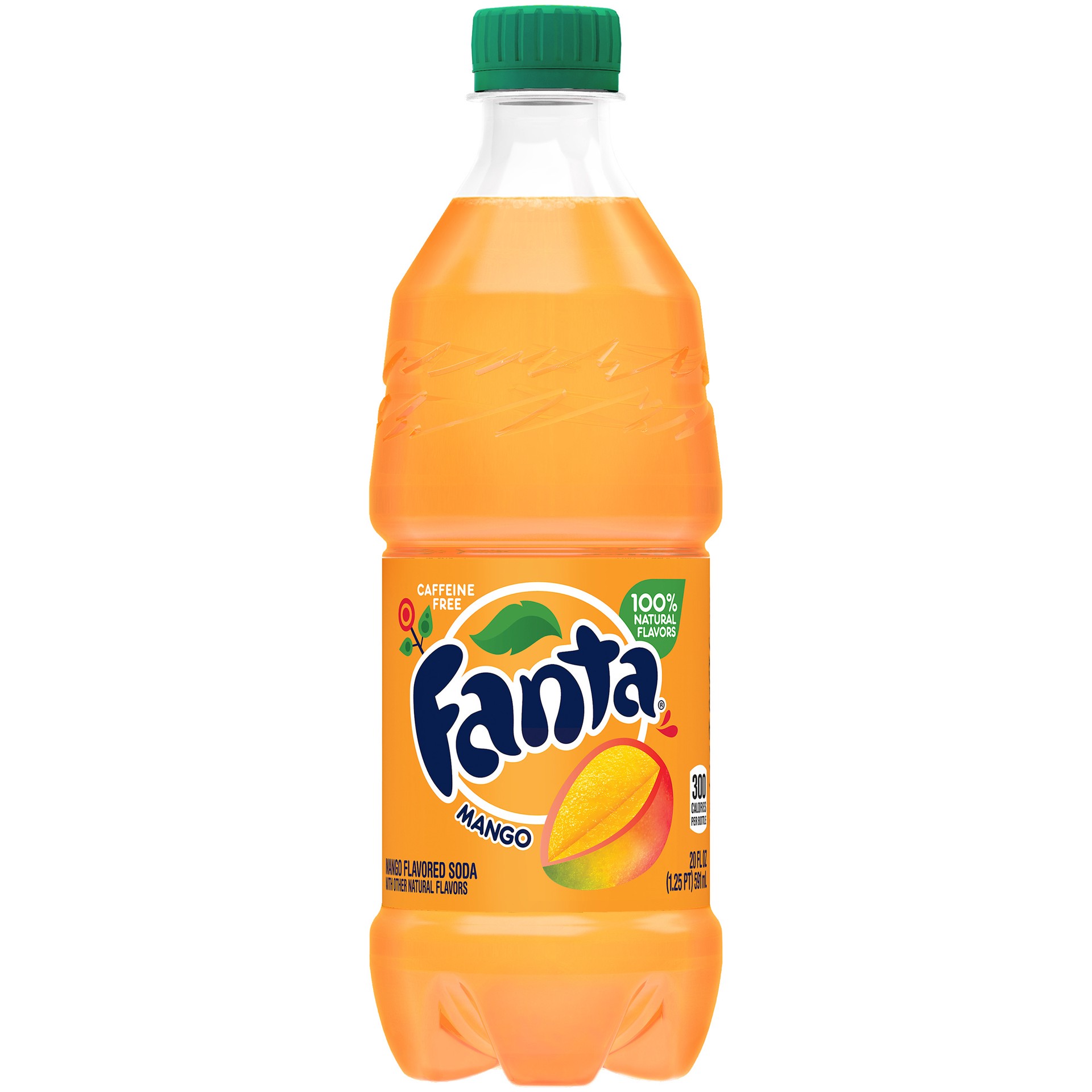 slide 3 of 8, Fanta Mango Fruit Flavored Soda Soft Drink, 20 fl oz, 20 fl oz
