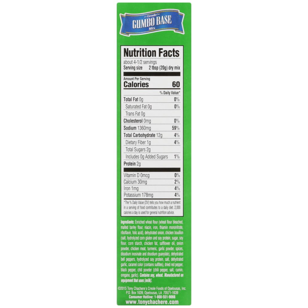 slide 2 of 4, Tony Chachere's Tony Chachere Gumbo Base Mix, 3 oz