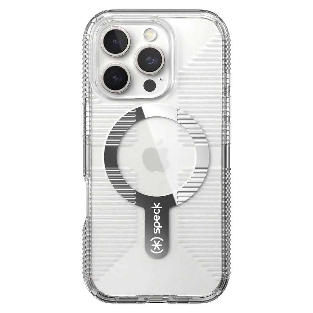 slide 5 of 6, Speck® Gemshell® Grip MagSafe for Apple IP16 Case - Clear, 1 ct
