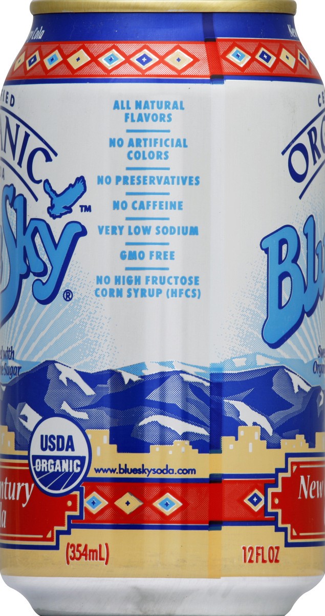 slide 4 of 4, Blue Sky Soda Organic New Century Cola - 6 ct; 12 fl oz, 1 ct