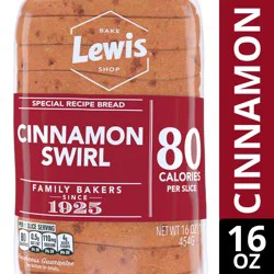 Lewis Bakeries Cinnamon Swirl Bread, 16 oz
