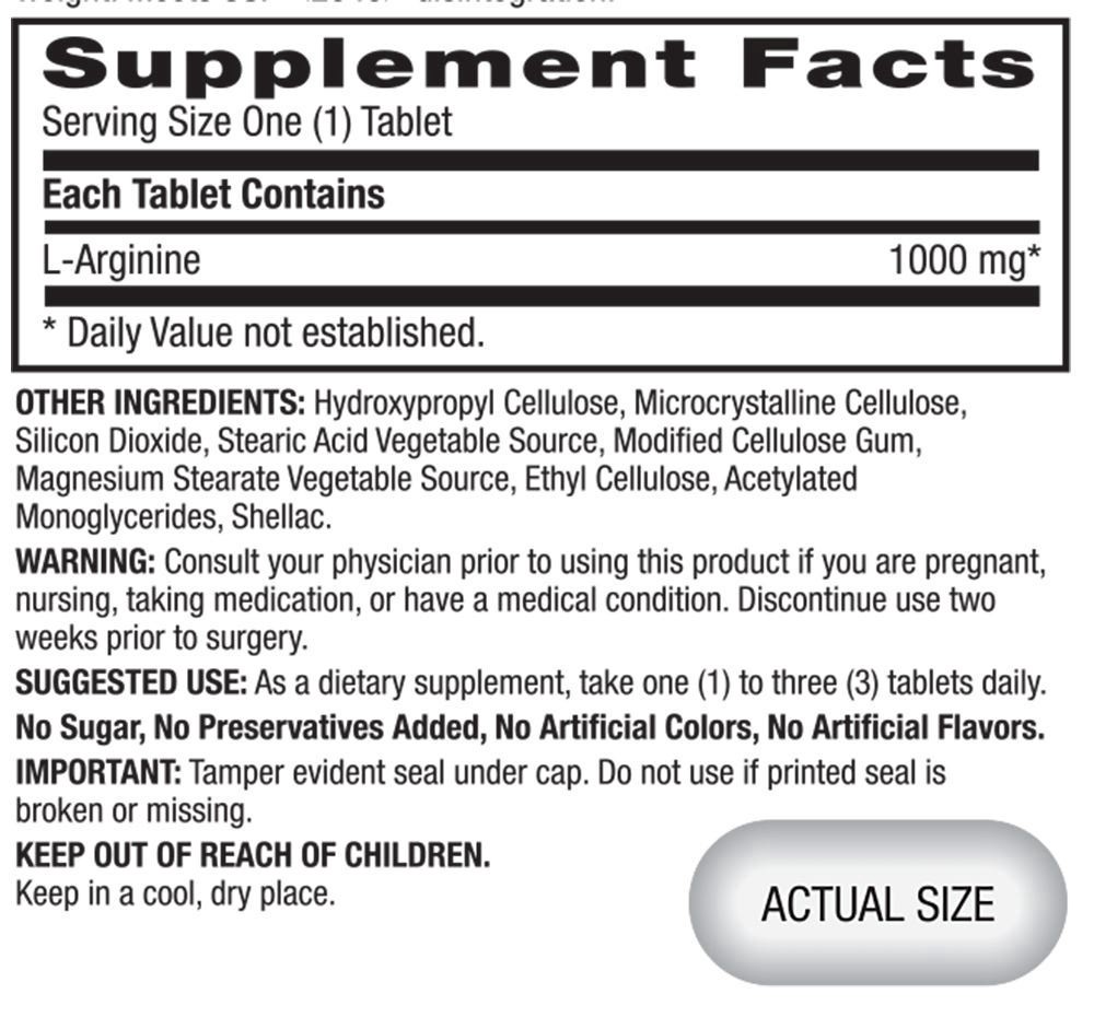 slide 2 of 2, Rite Aid Ra L-Arginine, 100 ct