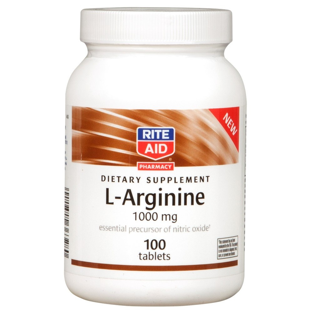 slide 1 of 2, Rite Aid Ra L-Arginine, 100 ct