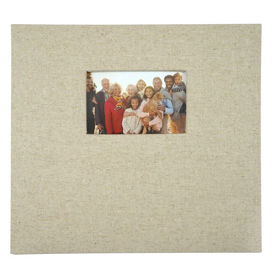 slide 1 of 3, Oatmeal Scrapbook Album By Recollections, 12 in x 12 in