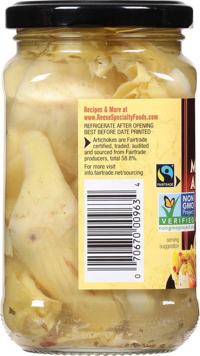 slide 4 of 9, Reese Quartered Marinated Artichoke Hearts 12 oz, 12 oz