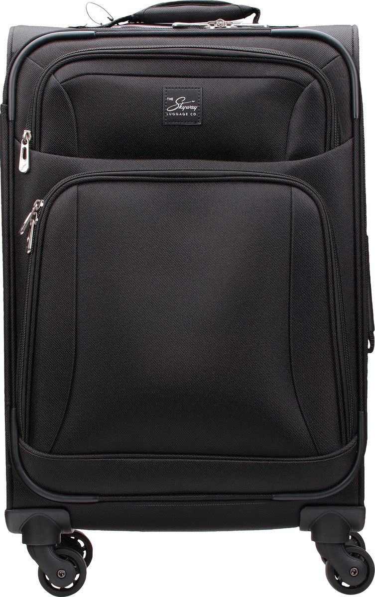 slide 3 of 9, The Skyway Luggage Co. Epic 2.0 Softside Black 20 Inch Suitcase 1 ea, 1 ct