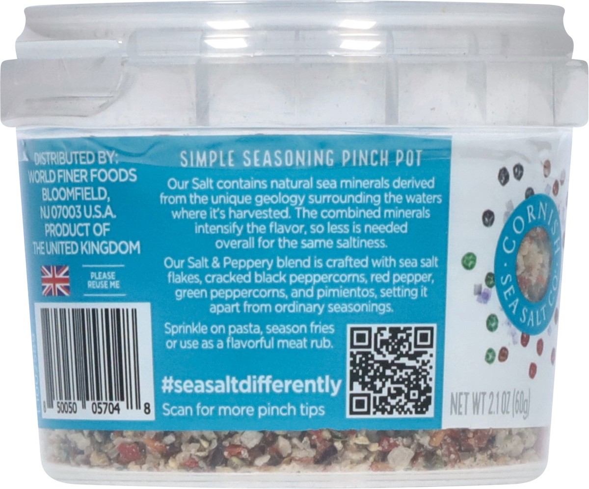 slide 3 of 12, Cornish Sea Salt Co Salt & Peppery Sea Salt with Four Peppers 2.1 oz, 2.1 oz