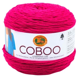 Lion Brand Yarn Coboo Magenta