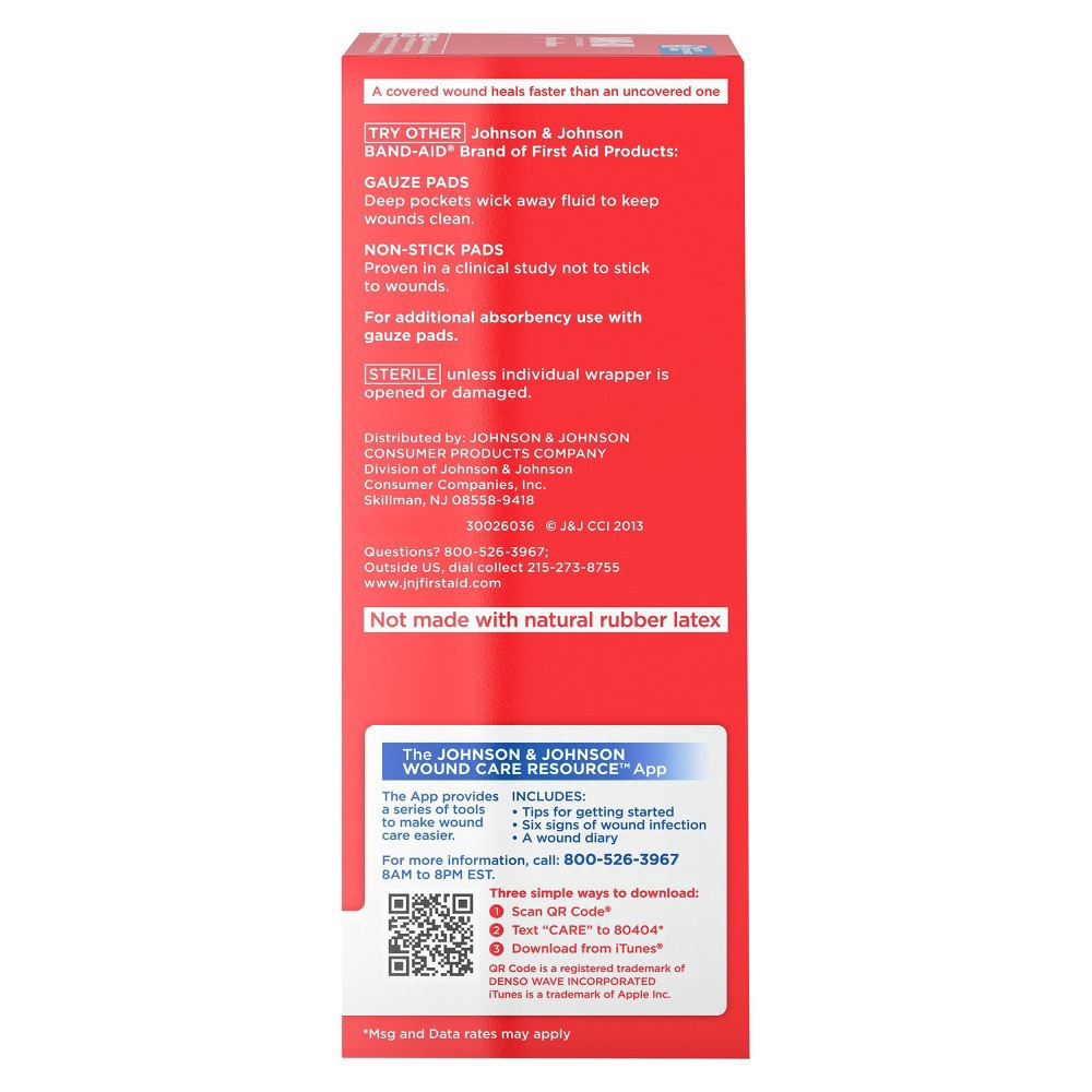 slide 8 of 15, BAND-AID Band Aid Brand of First Aid Products Flexible Rolled Gauze Dressing for Minor Wound Care, soft Padding and Instant Absorption, 4 Inches by 2.5 Yards, 1 ct