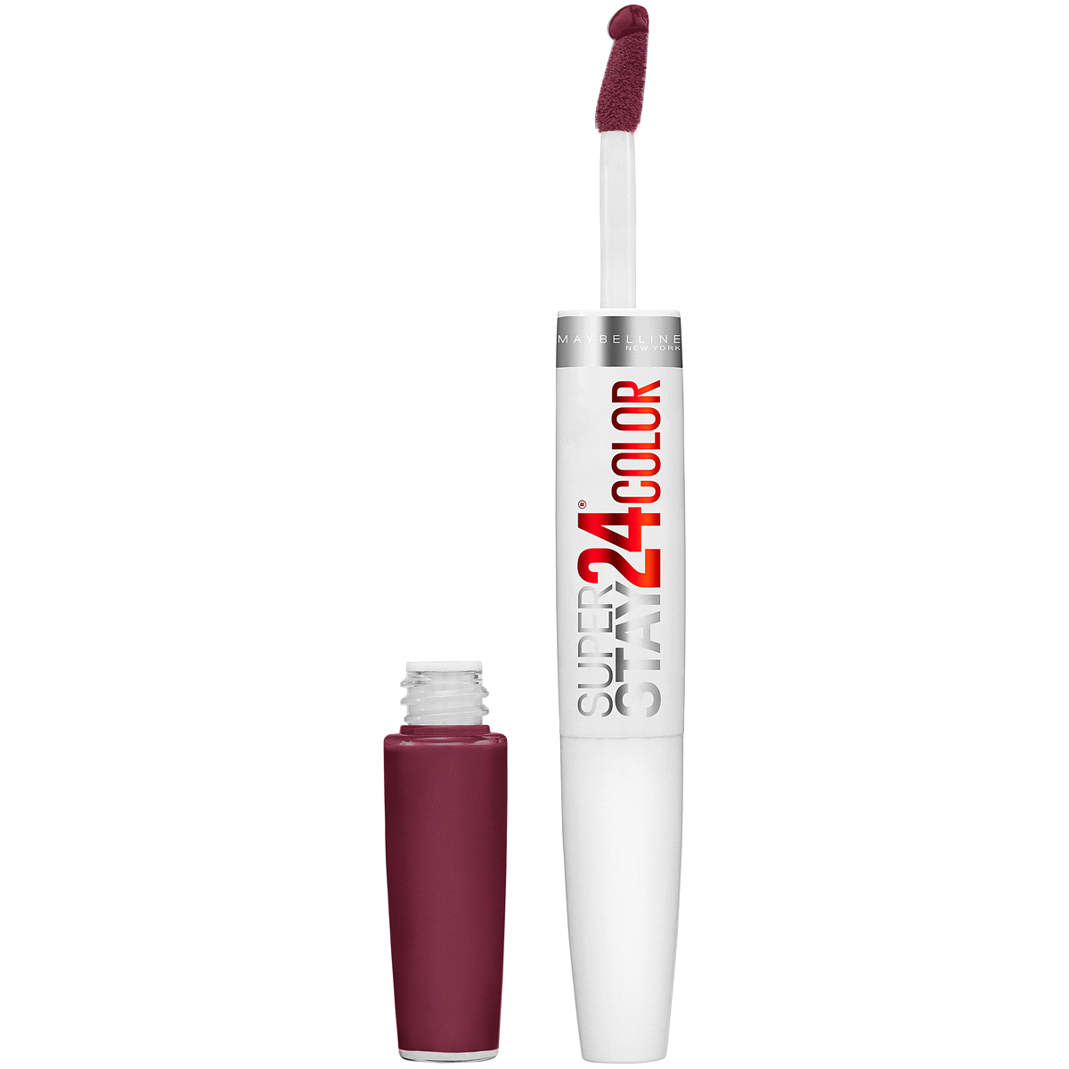 slide 1 of 2, Maybelline Superstay 24 2-Step Liquid Lipstick, Merlot Armour, 1 ct