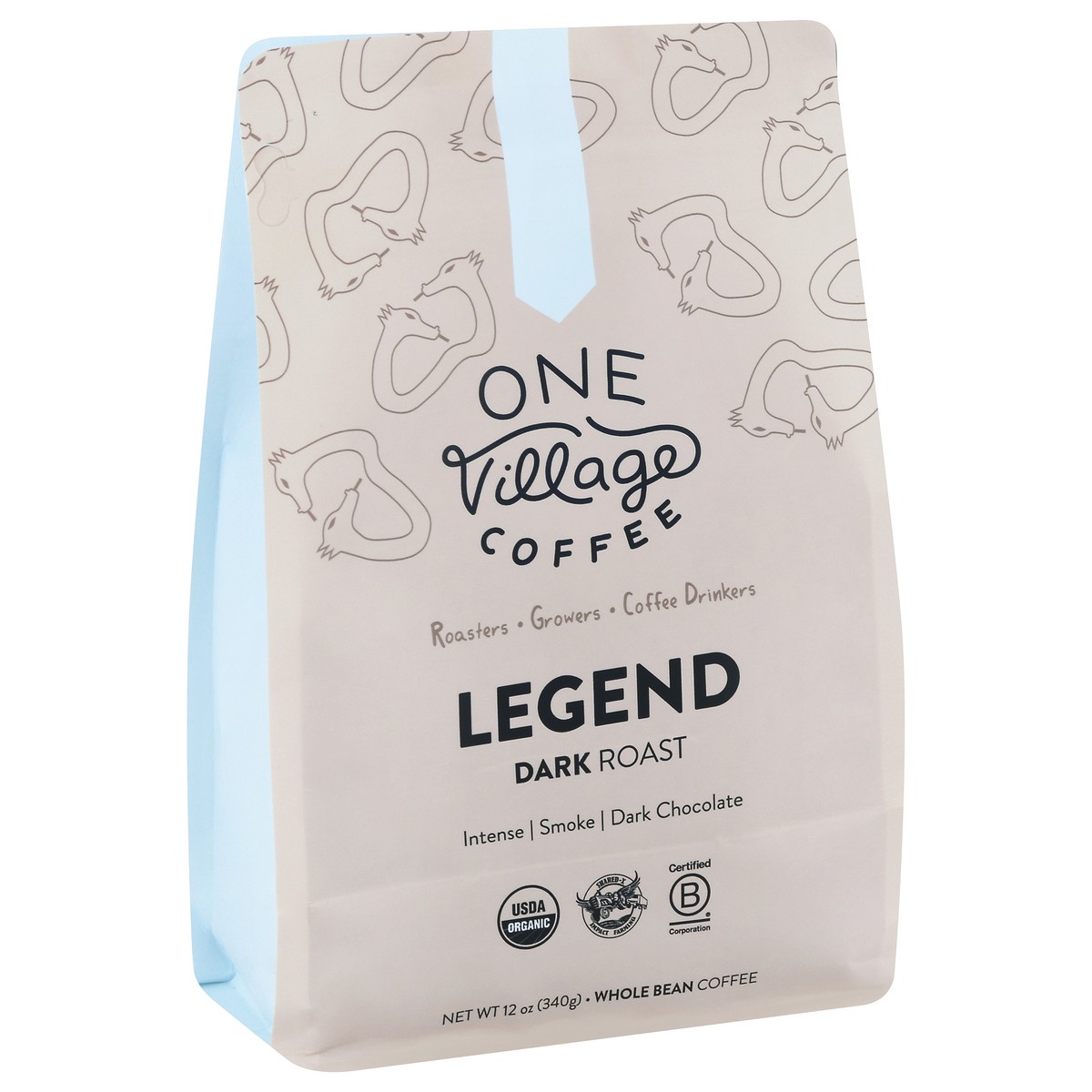 slide 2 of 9, One Village Coffee Legend Dark Roast - 12 oz, 12 oz