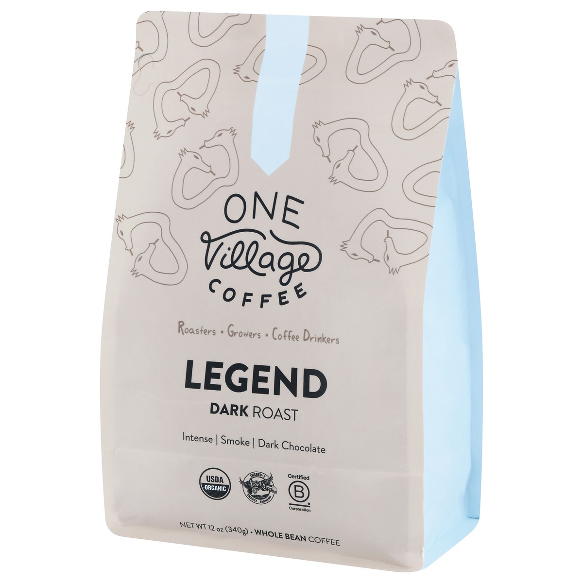 slide 3 of 9, One Village Coffee Legend Dark Roast - 12 oz, 12 oz