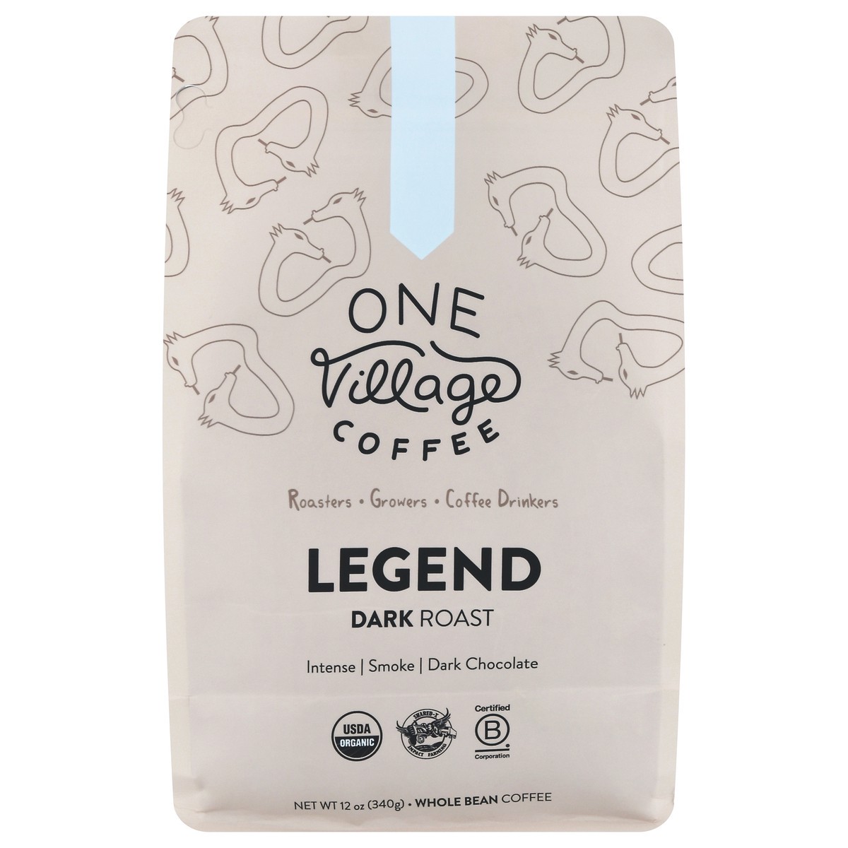 slide 9 of 9, One Village Coffee Legend Dark Roast - 12 oz, 12 oz
