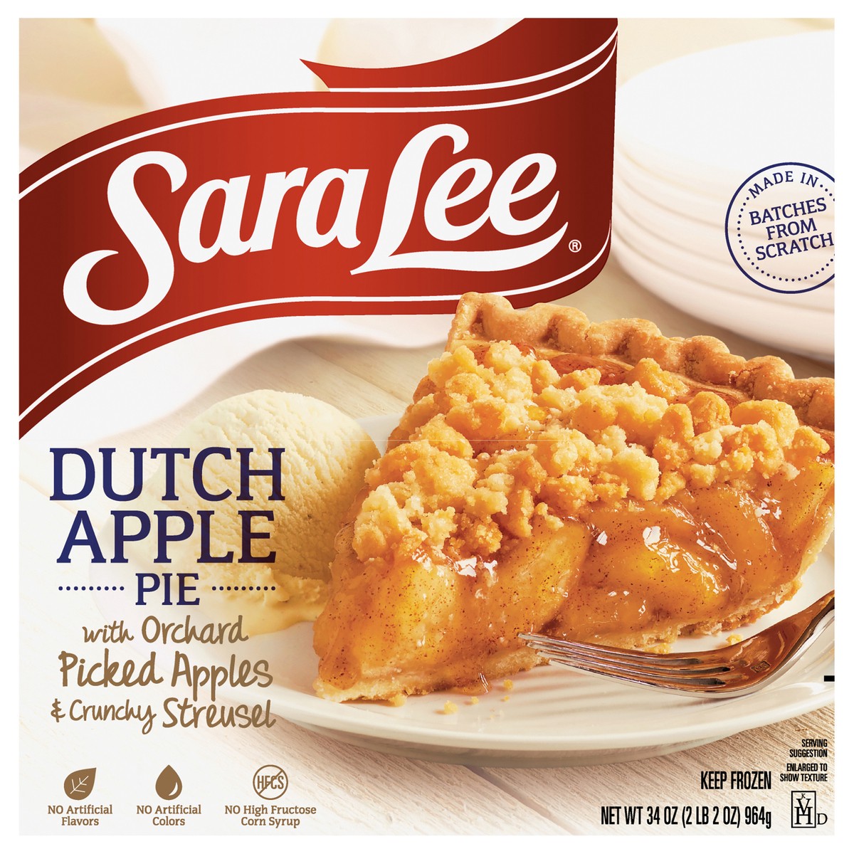 slide 1 of 9, Sara Lee Traditional Fruit Pie 9" Unbaked Dutch Apple 34oz, 34 oz