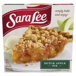 Sara Lee Traditional Fruit Pie Unbaked Dutch Apple
