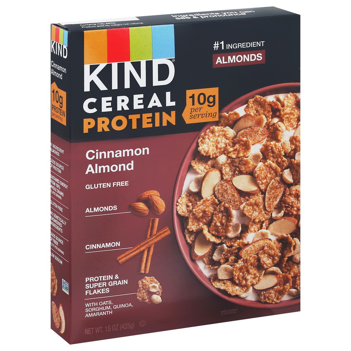 slide 2 of 9, Kind Protein Cinnamon Almond 15 Oz, 1 ct