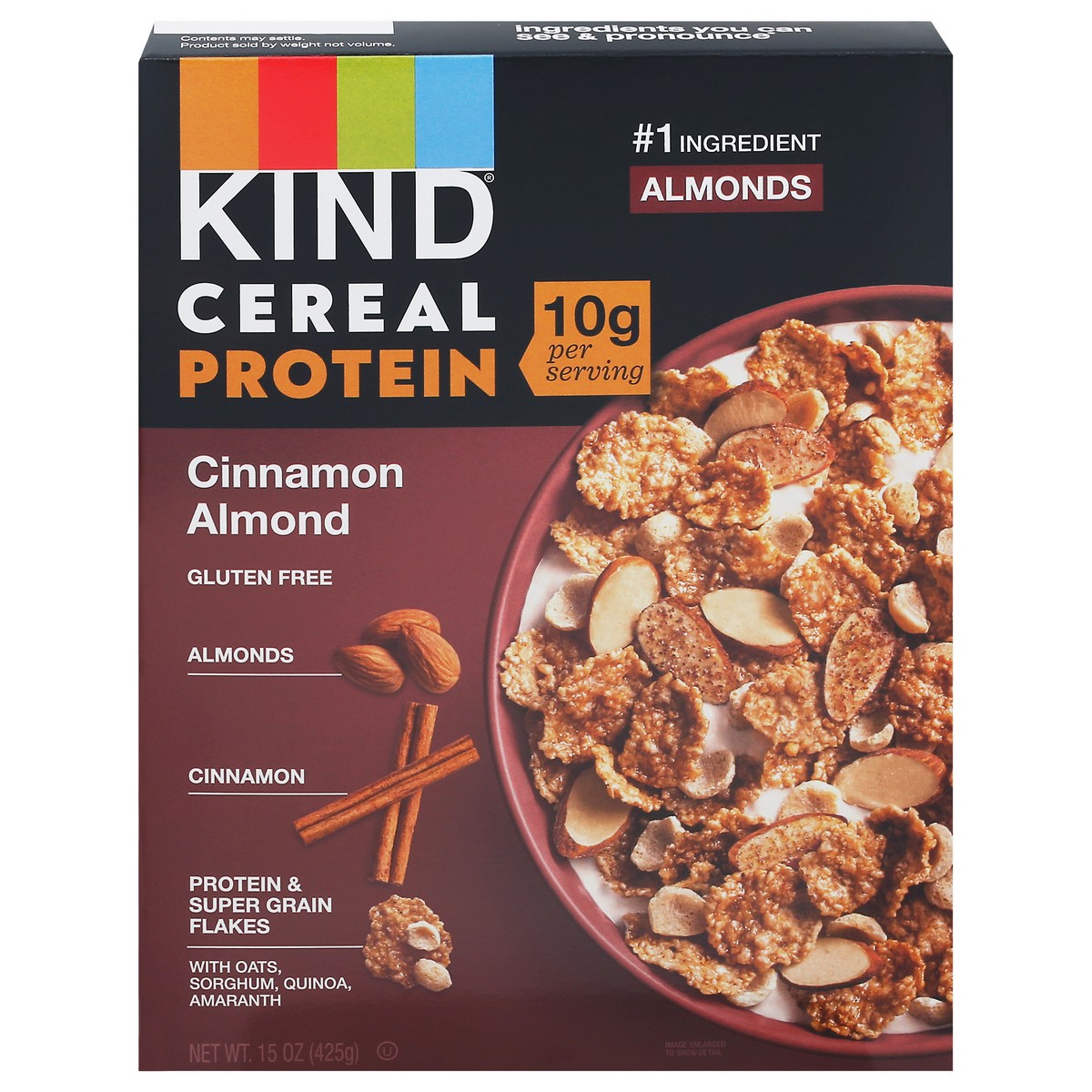 slide 1 of 9, Kind Protein Cinnamon Almond 15 Oz, 1 ct