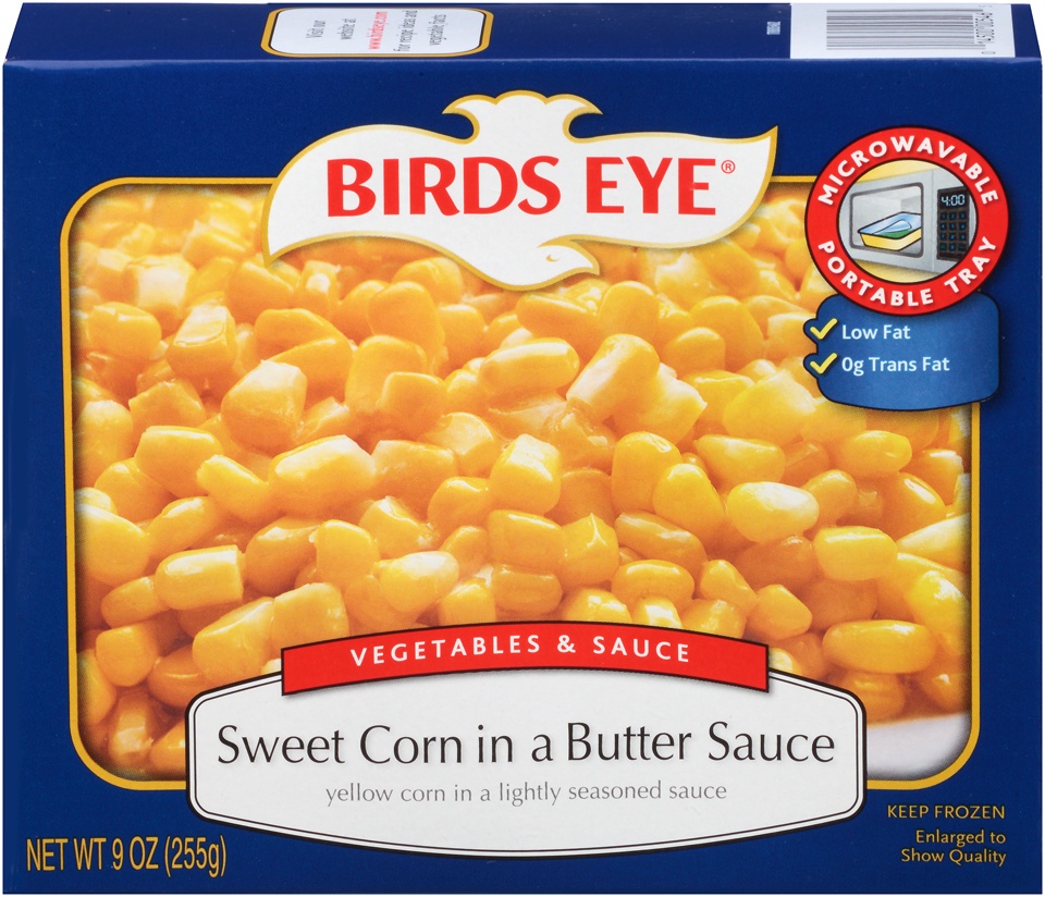 slide 1 of 8, Birds Eye & Butter Sauce Sweet Corn, 9 oz