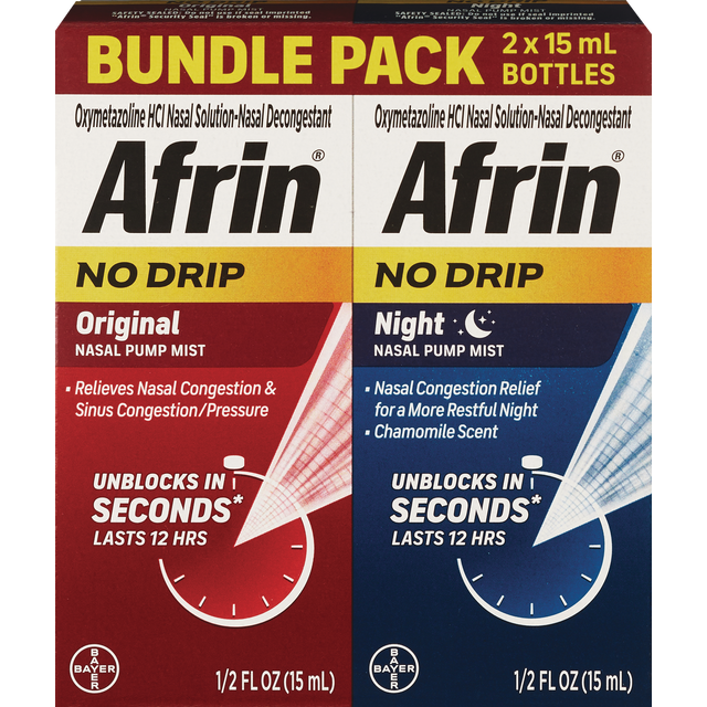 slide 1 of 1, Afrin No Drip, 0.5 oz