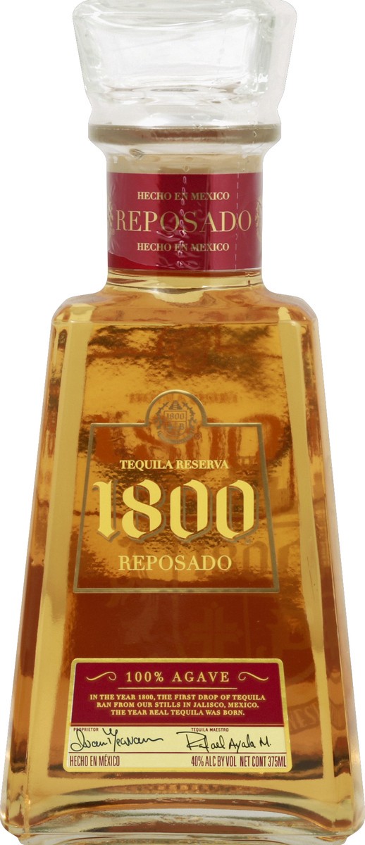 slide 1 of 5, 1800 Tequila 375 ml, 375 ml